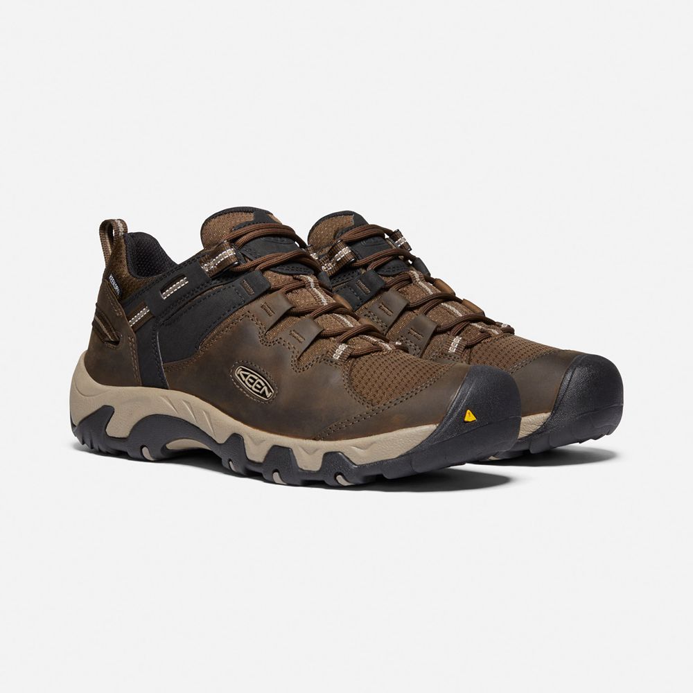 Keen Wandelschoenen Heren Bruin/Zwart - Steens Waterproof - 74581-MJQR